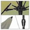California Umbrella 7.5' Bronze Aluminum Market Patio Umbrella, Sunbrella Macaw 194061336229 - alternate 2